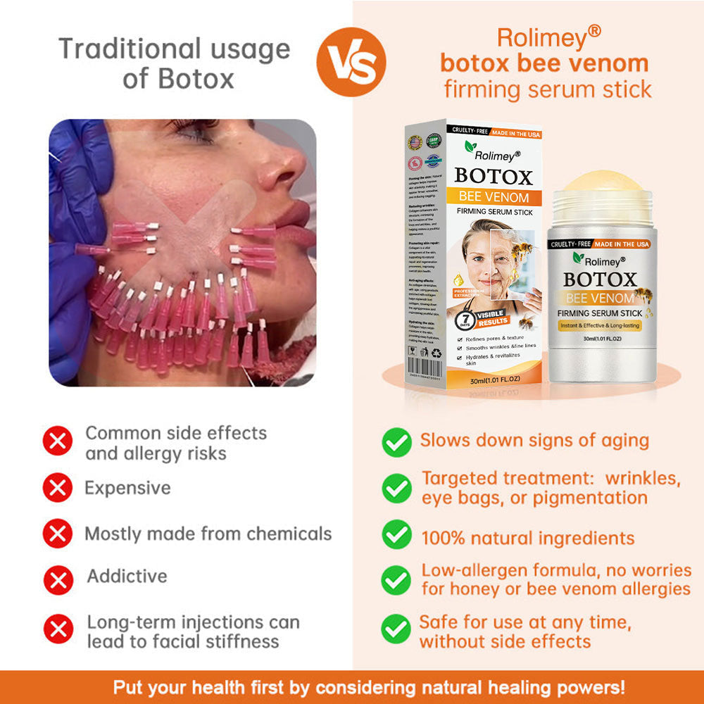💫Made and Shipped from USA Rolimey® Botox Bee Venom Firming Serum Stick(⏳LAST DAY 70% OFF)✨